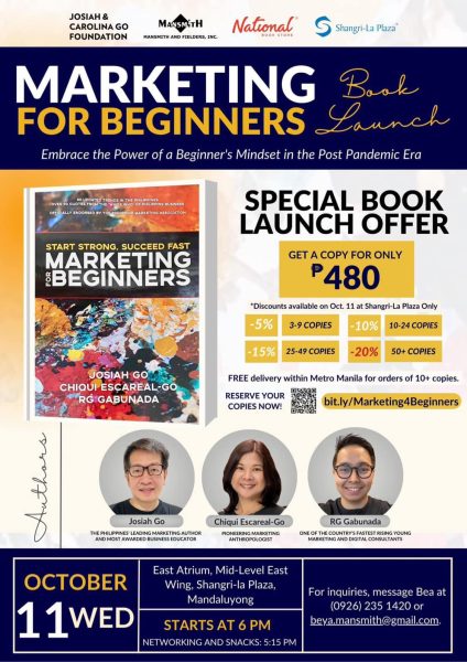 Marketing for Beginners Book Launch