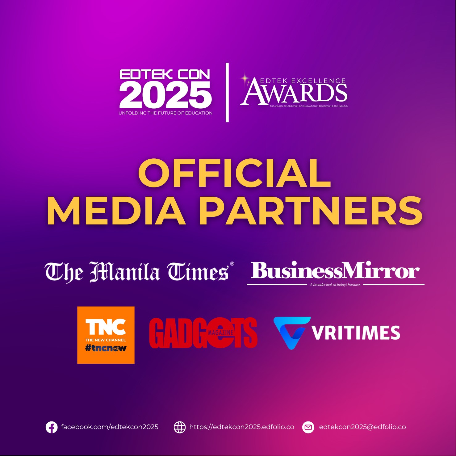 EDTEK CON 2025 Official Media Partners - TNC Highlights